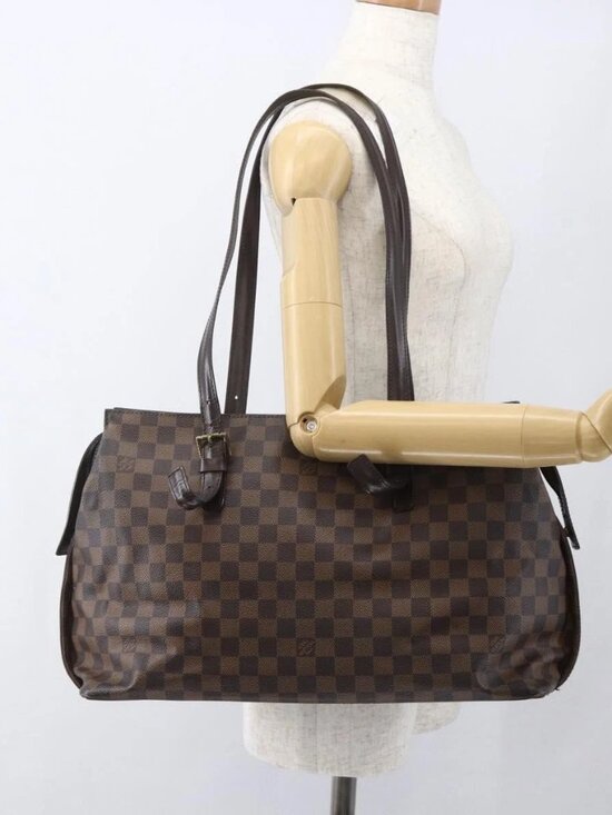 Louis Vuitton Handbags - LOUIS VUITTON Damier Ebene Chelsea Tote Bag N51119 LV Auth 160663